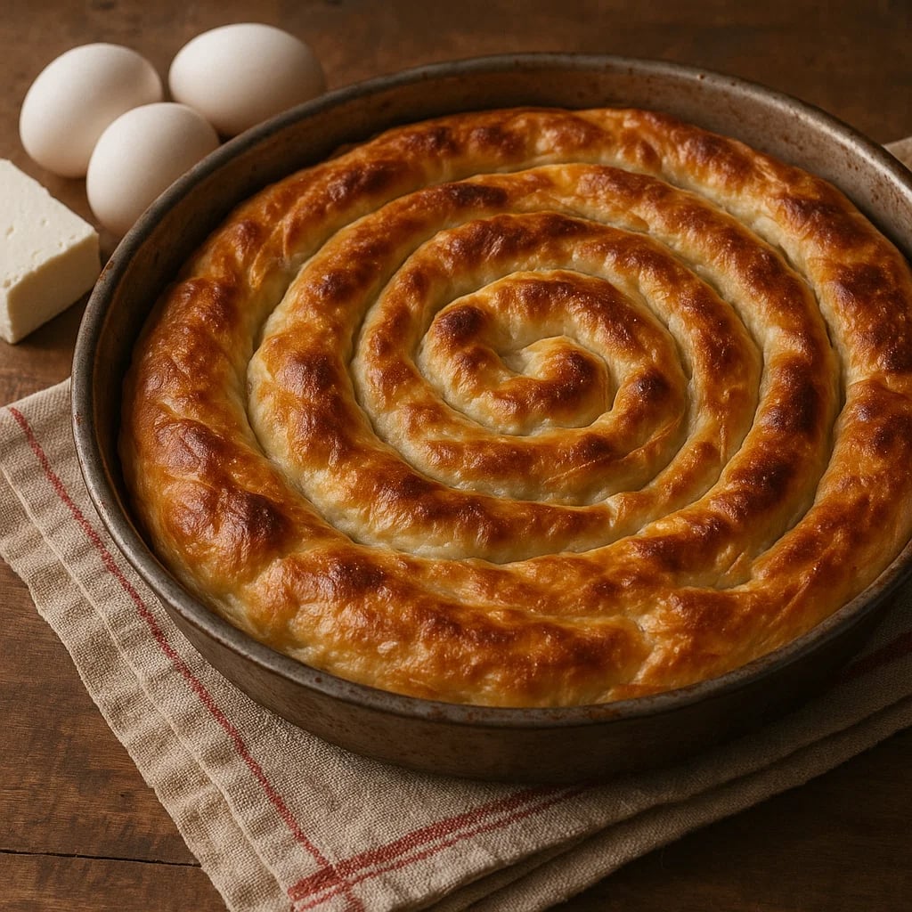 Традиционна българска баница - Традиционна българска рецепта с продукти Бачо Илия